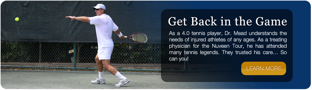 Dr. Leon Mead performs total and partial knee replacement and knee arthroscopy
